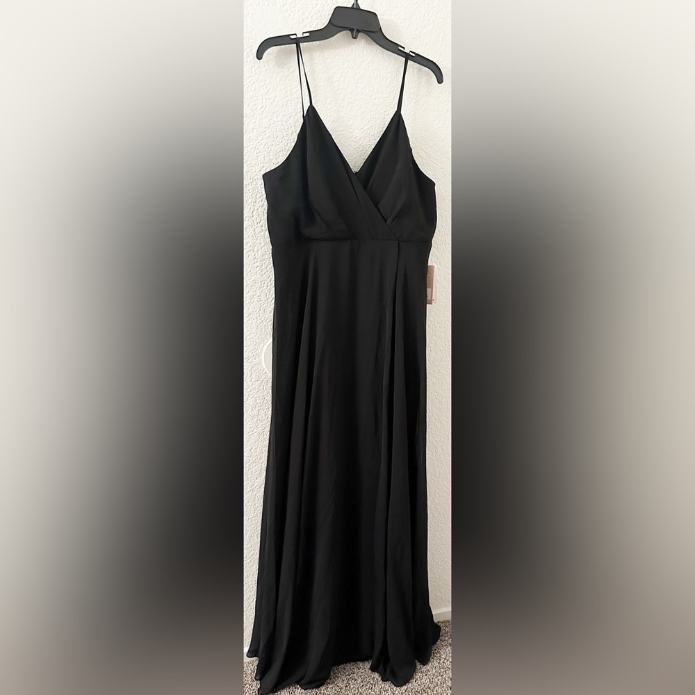 NWT Birdy Grey Kaia Dress in Chiffon Black - Picture 4 of 6